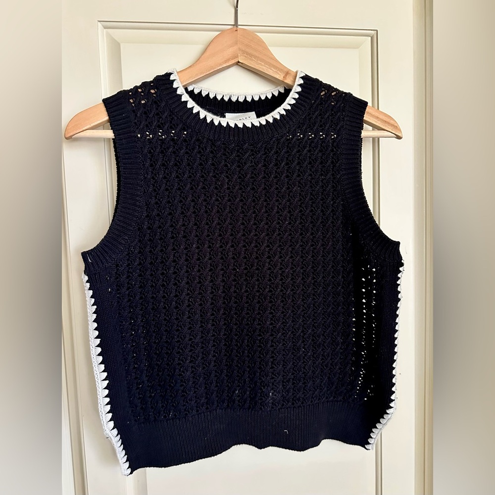 Varley Delaney Knit Vest, XS, EUC